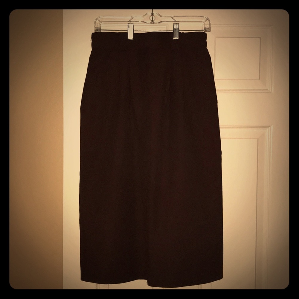 Vintage brown pencil skirt - 10